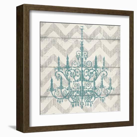 Chevron Chandelier II-Piper Ballantyne-Framed Art Print