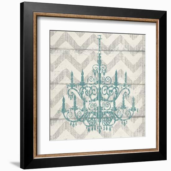 Chevron Chandelier II-Piper Ballantyne-Framed Art Print