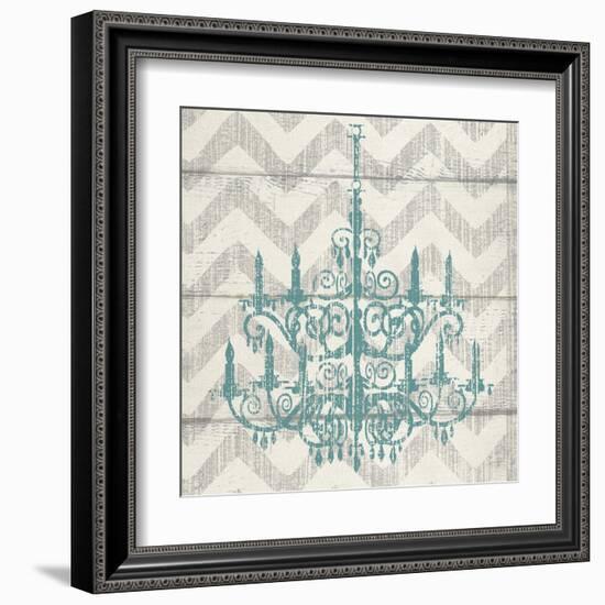 Chevron Chandelier II-Piper Ballantyne-Framed Art Print