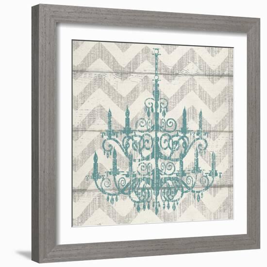 Chevron Chandelier II-Piper Ballantyne-Framed Premium Giclee Print