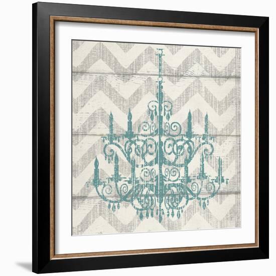 Chevron Chandelier II-Piper Ballantyne-Framed Premium Giclee Print