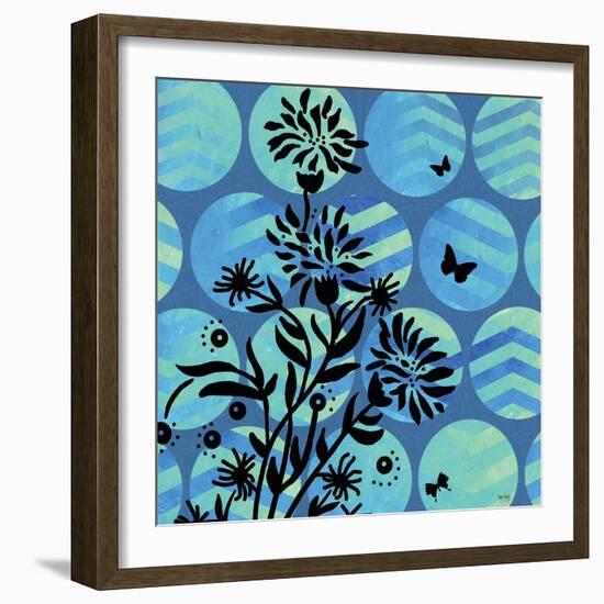 Chevron Circles-Bee Sturgis-Framed Premium Giclee Print