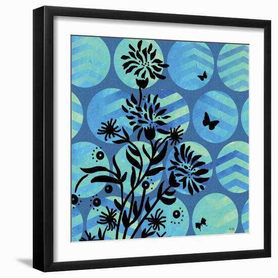 Chevron Circles-Bee Sturgis-Framed Premium Giclee Print