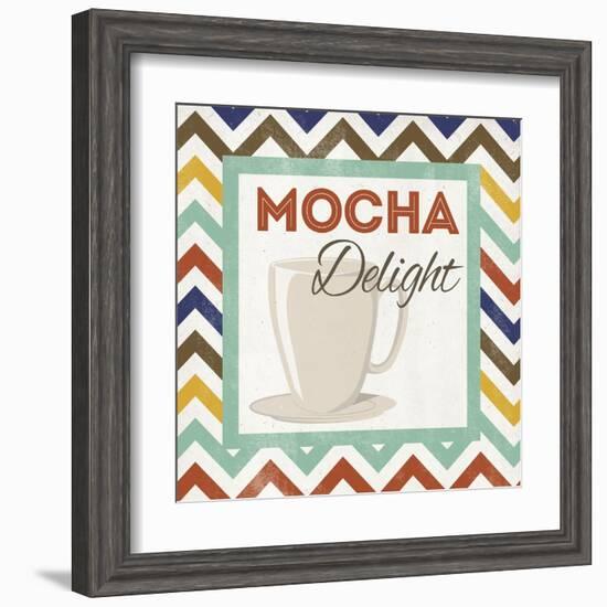 Chevron Coffee IV--Framed Art Print