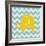 Chevron Elephant-N. Harbick-Framed Premium Giclee Print