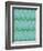 Chevron Gift Wrap-Joanne Paynter Design-Framed Giclee Print