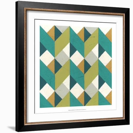 Chevron Illusion II-Erica J. Vess-Framed Art Print