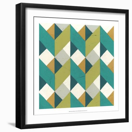 Chevron Illusion II-Erica J. Vess-Framed Art Print