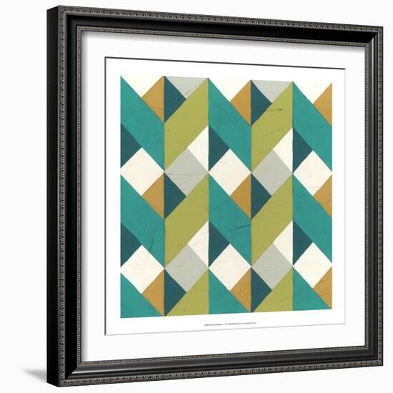 Chevron Illusion II-Erica J. Vess-Framed Art Print