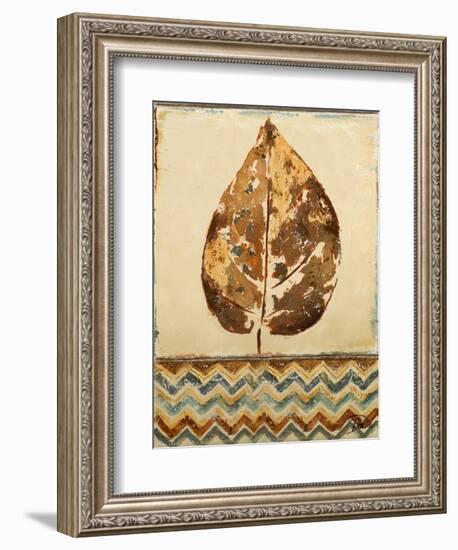 Chevron Leaf I-Patricia Pinto-Framed Premium Giclee Print