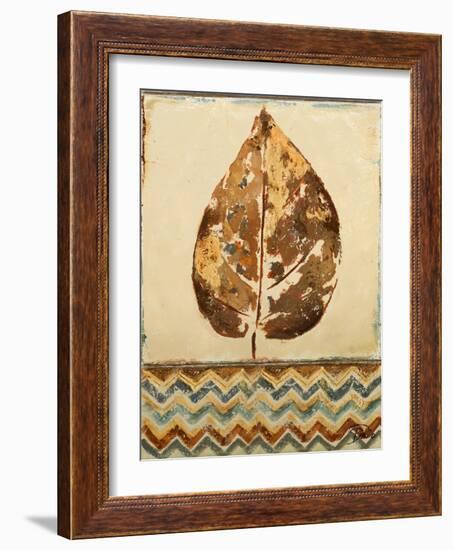 Chevron Leaf I-Patricia Pinto-Framed Art Print