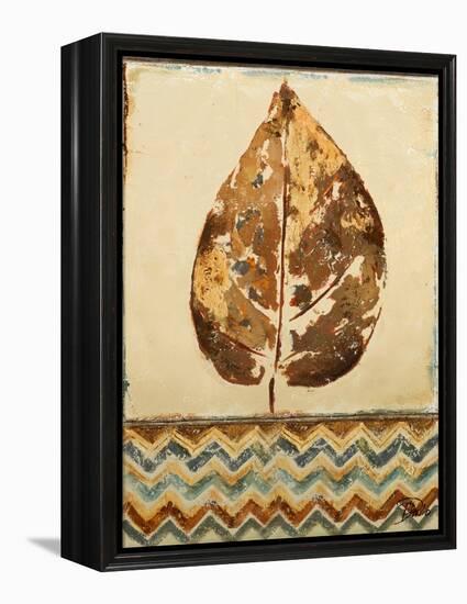 Chevron Leaf I-Patricia Pinto-Framed Stretched Canvas