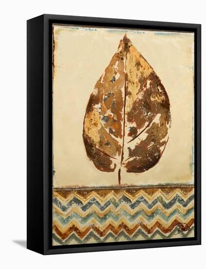 Chevron Leaf I-Patricia Pinto-Framed Stretched Canvas