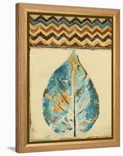 Chevron Leaf II-Patricia Pinto-Framed Stretched Canvas