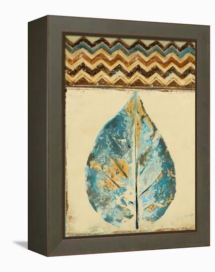 Chevron Leaf II-Patricia Pinto-Framed Stretched Canvas