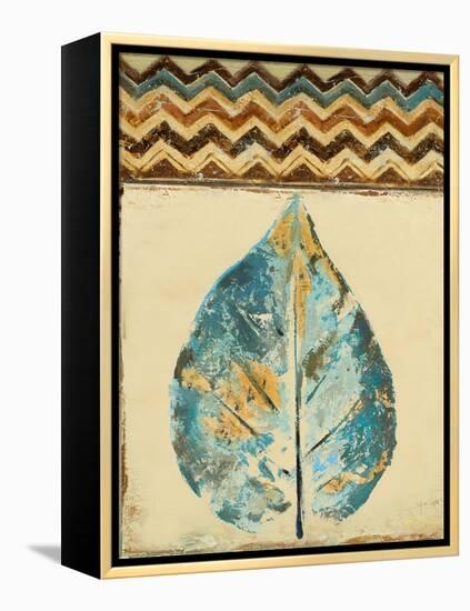 Chevron Leaf II-Patricia Pinto-Framed Stretched Canvas