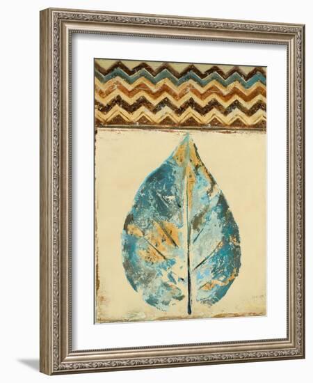 Chevron Leaf II-Patricia Pinto-Framed Art Print