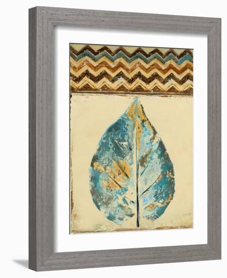 Chevron Leaf II-Patricia Pinto-Framed Art Print