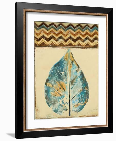 Chevron Leaf II-Patricia Pinto-Framed Art Print