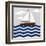 Chevron Sailing I-SD Graphics Studio-Framed Art Print