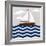 Chevron Sailing I-SD Graphics Studio-Framed Art Print