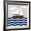 Chevron Sailing I-SD Graphics Studio-Framed Art Print