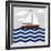 Chevron Sailing I-SD Graphics Studio-Framed Art Print