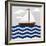 Chevron Sailing I-SD Graphics Studio-Framed Premium Giclee Print