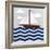 Chevron Sailing II-SD Graphics Studio-Framed Art Print