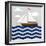 Chevron Sailing II-SD Graphics Studio-Framed Art Print