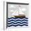 Chevron Sailing II-SD Graphics Studio-Framed Art Print