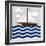 Chevron Sailing II-SD Graphics Studio-Framed Art Print