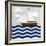 Chevron Sailing II-SD Graphics Studio-Framed Art Print