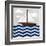 Chevron Sailing II-SD Graphics Studio-Framed Art Print