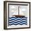 Chevron Sailing II-SD Graphics Studio-Framed Art Print