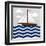 Chevron Sailing II-SD Graphics Studio-Framed Art Print