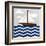 Chevron Sailing II-SD Graphics Studio-Framed Art Print