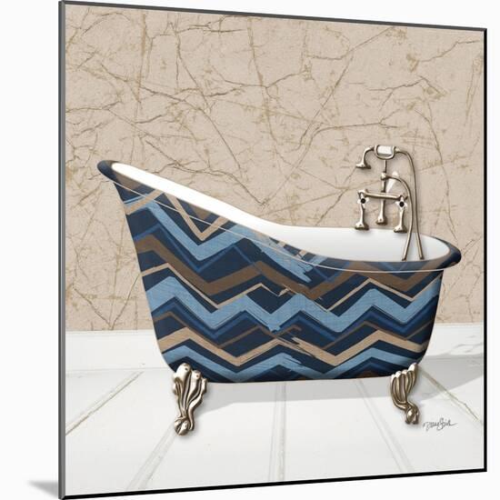 Chevron Tub 1-Diane Stimson-Mounted Art Print