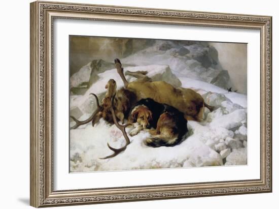 Chevy, 1868 (Oil on Canvas)-Edwin Landseer-Framed Giclee Print