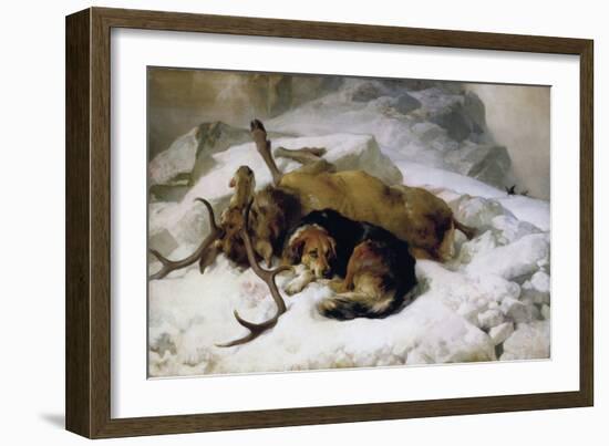 Chevy, 1868 (Oil on Canvas)-Edwin Landseer-Framed Giclee Print