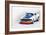 Chevy Camaro Monterey Watercolor-NaxArt-Framed Art Print