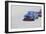 Chevy Camaro on Race Track Watercolor-NaxArt-Framed Art Print