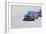 Chevy Camaro on Race Track Watercolor-NaxArt-Framed Art Print