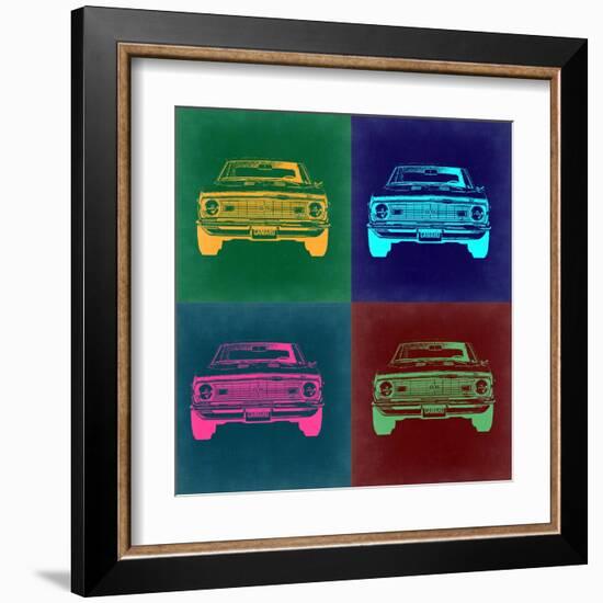 Chevy Camaro Pop Art 2-NaxArt-Framed Art Print