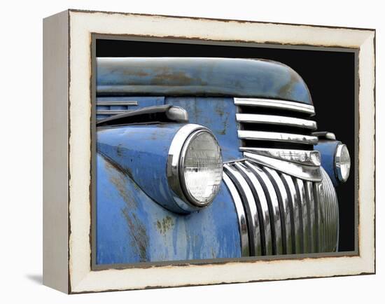 Chevy Grill Blue-Larry Hunter-Framed Premier Image Canvas