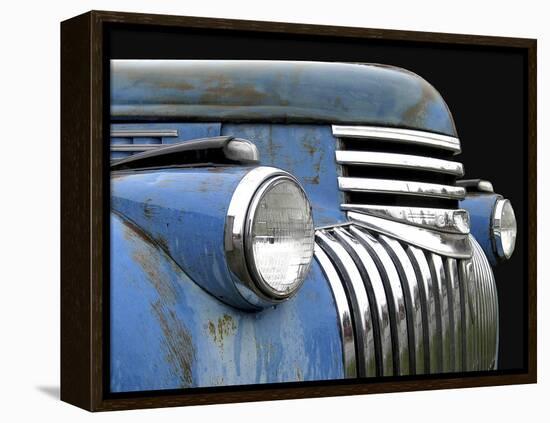 Chevy Grill Blue-Larry Hunter-Framed Premier Image Canvas