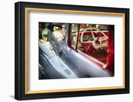 Chevy Pick Up Truck Nostalgia-George Oze-Framed Photographic Print