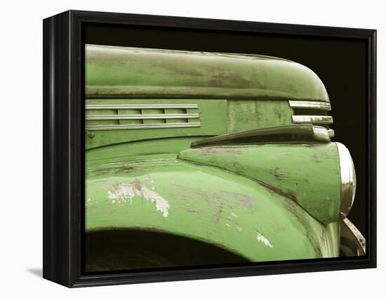 Chevy Streamline - Apple Green-Larry Hunter-Framed Premier Image Canvas