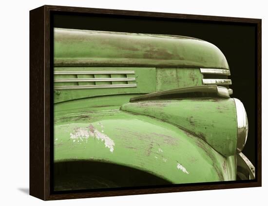 Chevy Streamline - Apple Green-Larry Hunter-Framed Premier Image Canvas