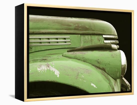 Chevy Streamline - Apple Green-Larry Hunter-Framed Premier Image Canvas